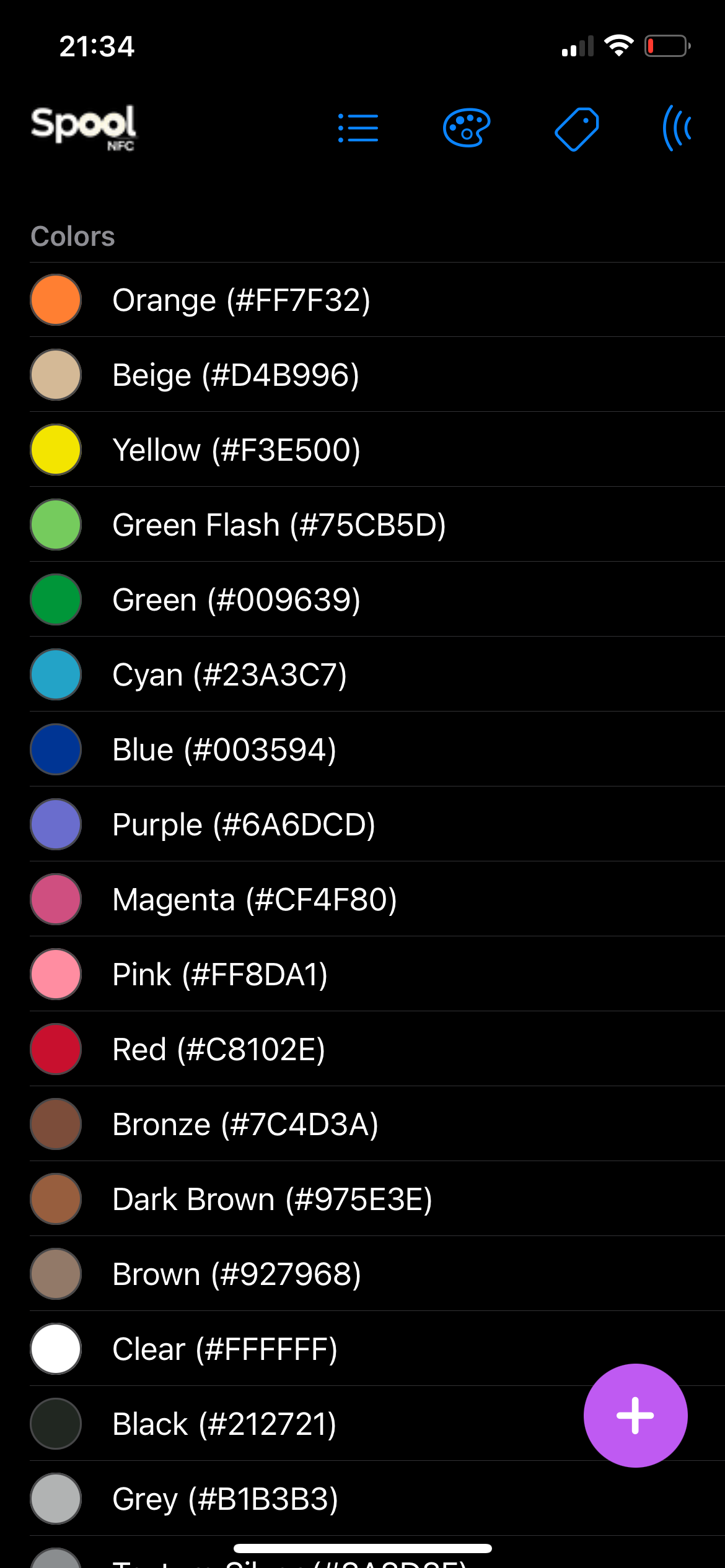 Custom Color Usage