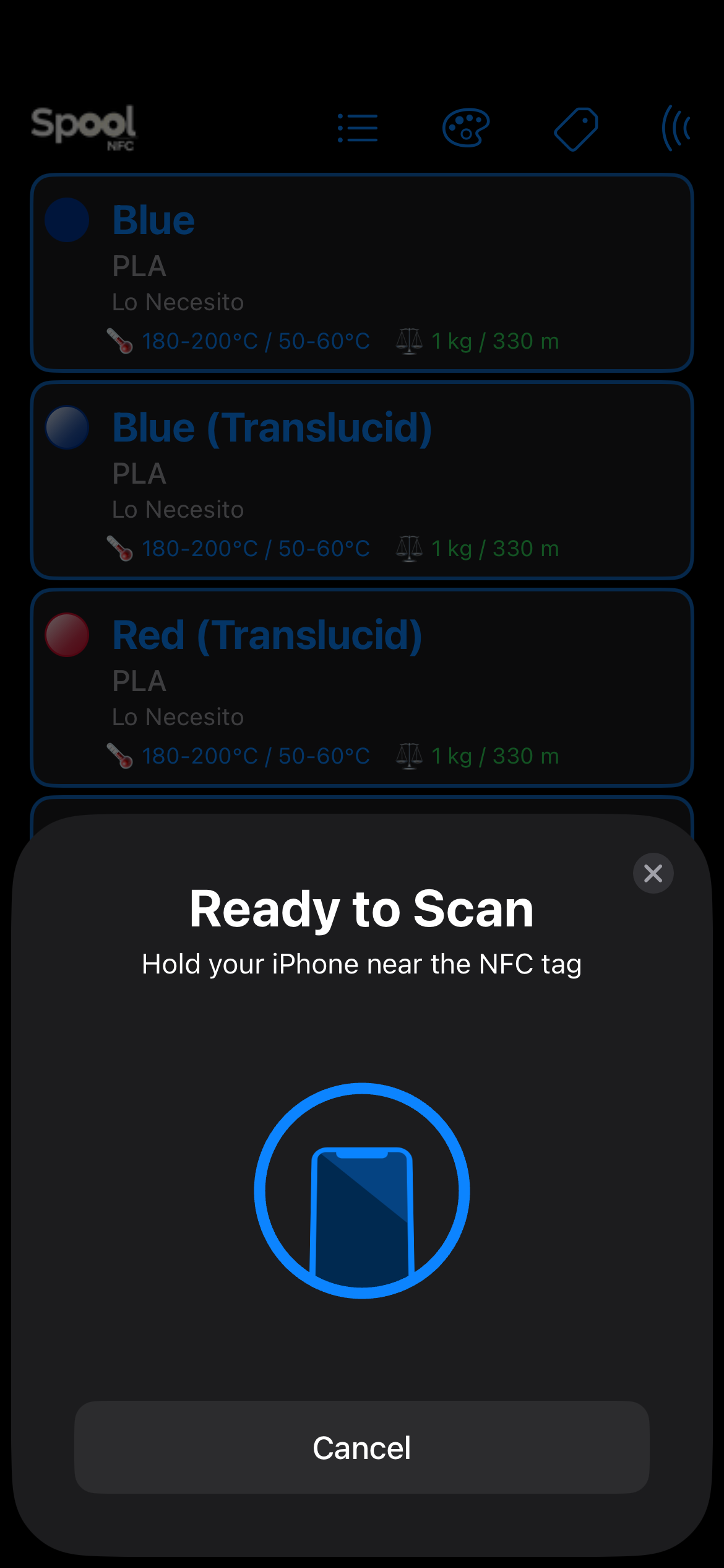 Ready to Scan NFC